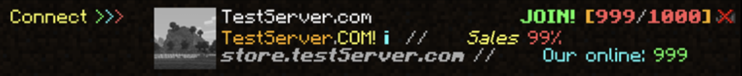 AdvancedNMotd Features Preview